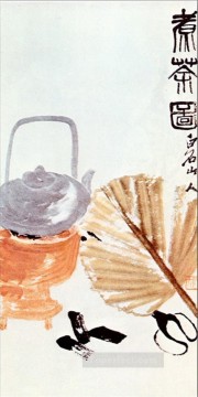 Preparación de Qi Baishi tinta china antigua Pinturas al óleo